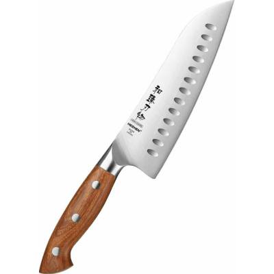 HEZHEN nůž univerzální Santoku BARK X02 (7")