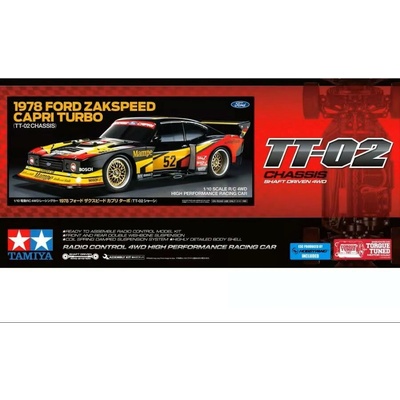 Tamiya Ford Zakspeed Capri 1978 TT-02 Chassis stavebnica 1:10