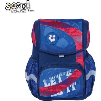 S-Cool Ученическа анатомична раница scool premium lets do it