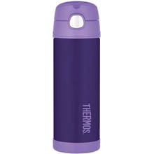 Thermos FUNtainer Dětská termoska metalická fialová 470 ml