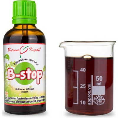 Bylinné kapky B-stop Baktestop Bylinné kvapky tinktúra 50 ml