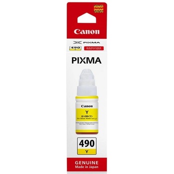 Canon Оригинално мастило за принтер Canon GI-490, 7000 страници/5%, Yellow (3015100523)