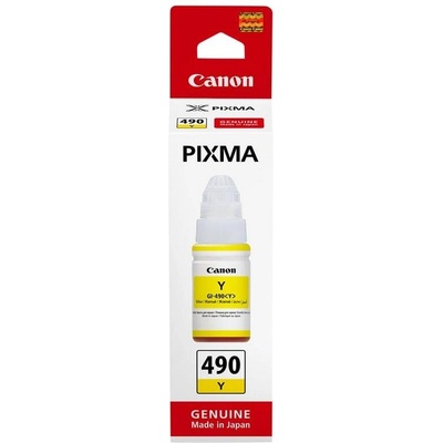 Canon Оригинално мастило за принтер Canon GI-490, 7000 страници/5%, Yellow (3015100523)