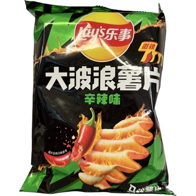 Lay's Big Wave Spicy Strip CHN 70 g