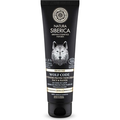 Natura Siberica Ochranný krém na tvár a ruky pre mužov Wolf Code 80 ml