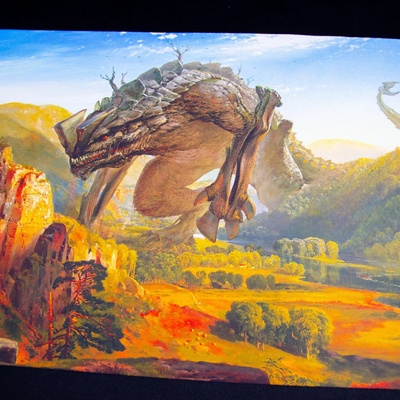 Herní podložka Playmat: Kaiju Evening 61 x 35 cm Kraken Wargames