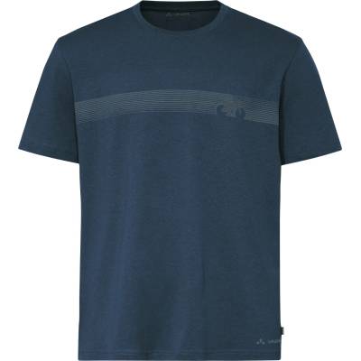 Vaude Мъжка фланелка с къс ръкав за колоездене Vaude Cyclist V T-shirt - Dark Sea / Dark Sea - размер M (016-6999-2212)