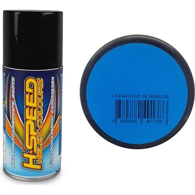 H-Speed barva ve spreji 150ml fluorescenční modrá