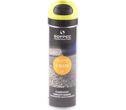 LEVIOR SPREJ FLUORESCENČNÍ S-MARK 6M ŽLUTÝ 500ML