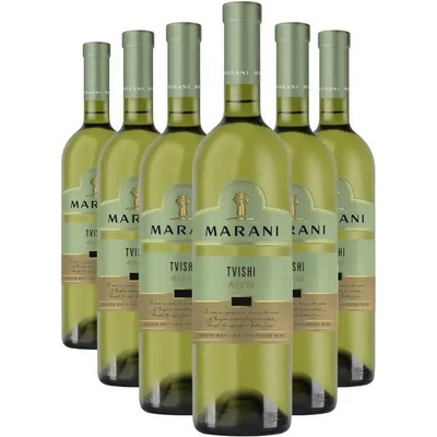 Marani TVISHI bílé polosladké víno 11% 6 x 0,75 l (holá lahev)