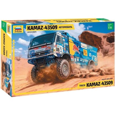 Zvezda Model Kit trucku 3657 Kamaz rallye truck 1:35