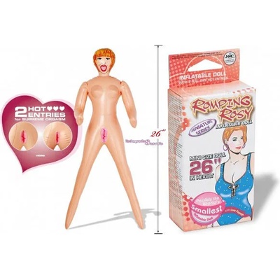 NMC Надуваема мини кукла Роузи с два горещи отвора 66см