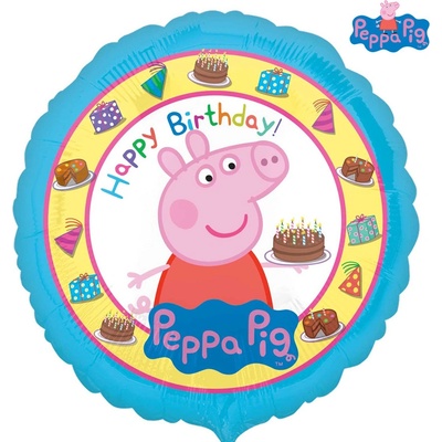 Fóliový balónik Prasiatko Peppa 43 cm
