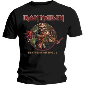 Iron Maiden Book of Souls Eddie Circle Black 2XL Риза (IMTEE61MB05)