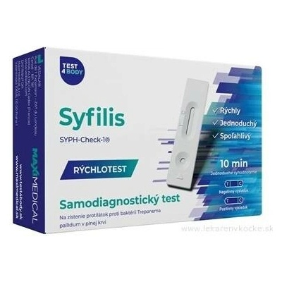Veda.Lab Rychlotest syfilis Maximedical domácí krevní test na pohlavní choroby