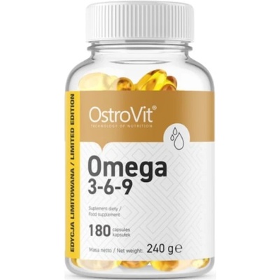 OstroVit Omega 3-6-9, 180 капсули, OstroVit
