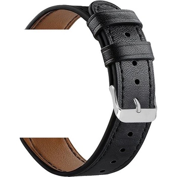 Eternico Leather Band universal Quick Release 22mm čierny AET-SMQRLEA25B-22