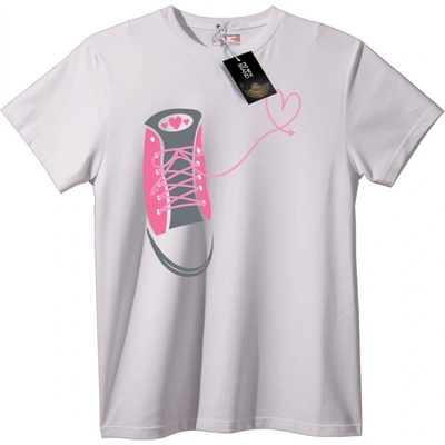 NOONEBRAND Тениска Сърце и Обувка - 2XL, Black