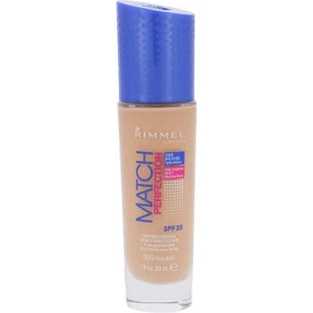 Rimmel London Match Perfection SPF20 make-up 203 True Beige 30 ml