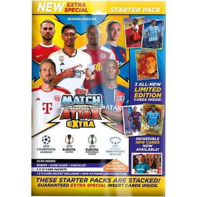 Topps CHAMPIONS LEAGUE EXTRA 2023/24 Starter pack