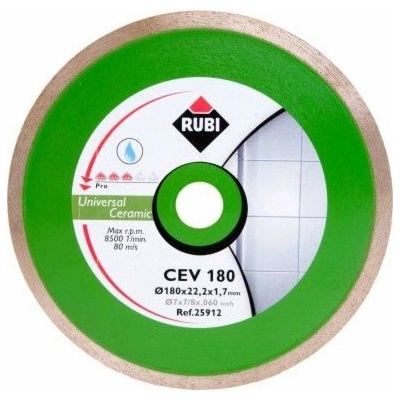 Kotouč diamantový CEV 180PRO/pro obklady a dlažby