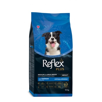 Reflex Plus Adult Dog Salmon храна израснали кучета от всички породи със сьомга 12kg