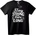 NOONEBRAND Тениска Бъди Силен Живей Дълго - XL, Black