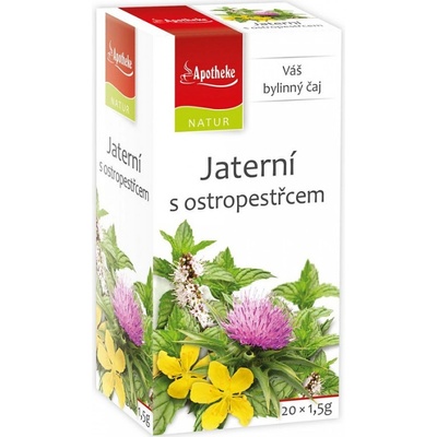 Apotheke Jaterní s ostropestřcem čaj 20 x 1,5 g