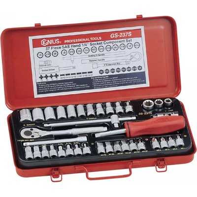 Genius Tools 1/4" 37 kusov GS-237S