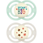 MAM Perfect Night 16+ months биберон Mint/ Grey 2 бр