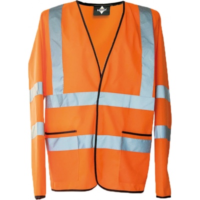 Korntex Andorra Ľahká výstražná bunda KX508 Signal Orange