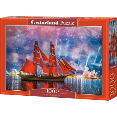 Castorland Červená fregata 1000 dílků
