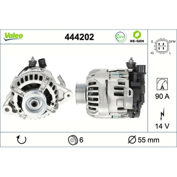 Alternátor VALEO 444202