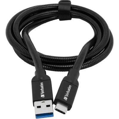Verbatim Кабел Verbatim, от USB Type A(м) към USB Type C(м), 1m, черен (ON2075100185)