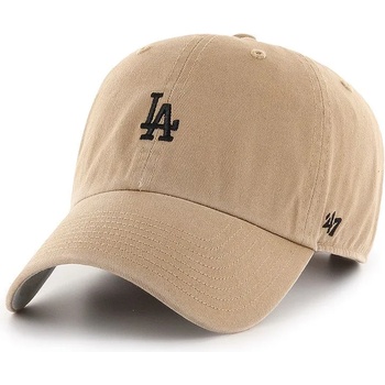 47 brand Шапка 47 brand Los Angeles Dodgers MLB в бежово с апликация B-BSRNR12GWS-KHB (B.BSRNR12GWS.KHB)