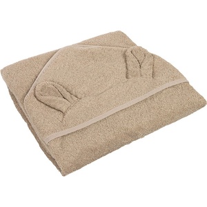 Canpol babies Хавлия с качулка Canpol - 100х100 cm, Бежова (26/802_gry)