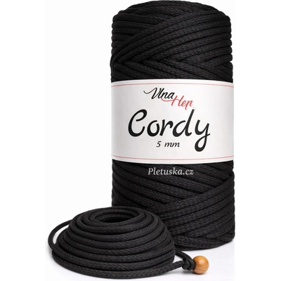 Cordy 5 mm černá 8001