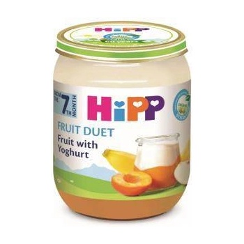 HiPP Био плодово пюре Hipp Fruit Duet - Йогурт с плодове, 160гр
