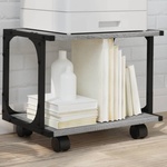 vidaXL Стойка принтер 2 нива сив сонома 41x28x33, 5 см инженерно дърво (842274)