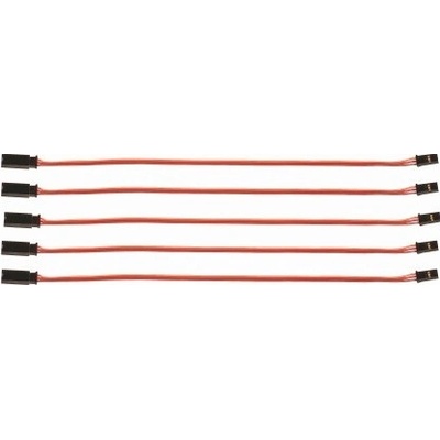 Graupner Prodlužovací kabel JR 0,16qmm silný zlacené kontakty 5 ks PVC 60 cm