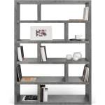TemaHome Сив шкаф за книги от бетон 120x173 cm Dublin - TemaHome (9000.322594)
