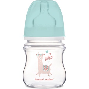 Canpol babies Антиколик шише Canpol - Exotic Animals, 120 ml, Зелено (35/220_gre)
