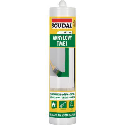 Soudal Akrylový tmel 300 ml biela