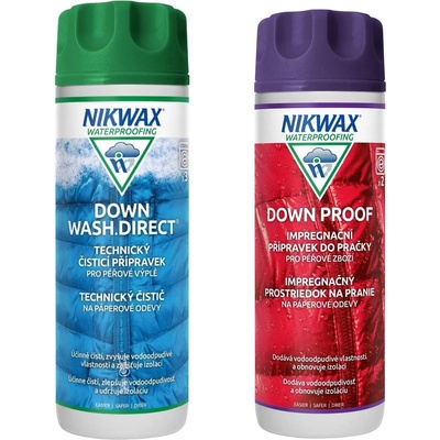 Nikwax Down wash direct + Down Proof 2x 300ml