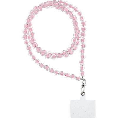Colorful Pendant The Phone / Cord Length 120cm (60cm In The Loop) / On Neck - Lite Pink