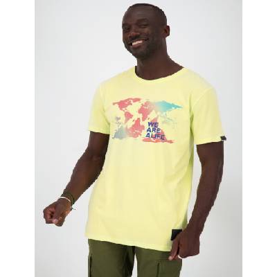 Alife and Kickin Жълта мъжка тениска с щампа Alife and Kickin Alife and Kickin | Zhalt | МЪЖЕ | L