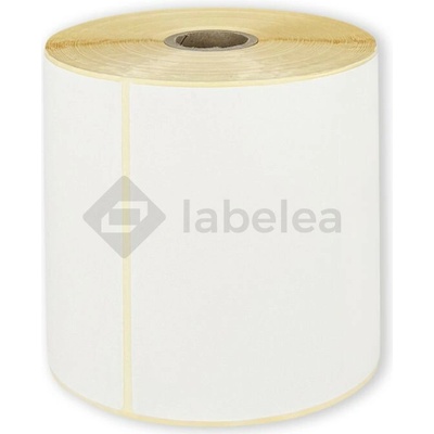 Labelea Samolepiace TERMO etikety 100x150 mm biele papierové, 500 etikiet na rolke, Farba etikiet Biela, Vnútorný priemer dutinky 25 mm ETM100150W25