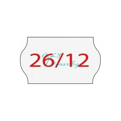 Blitz-printex Eдноредови етикети 26мм х 12мм (2612)