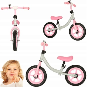 KIK Trike Fix Balance bielo ružový
