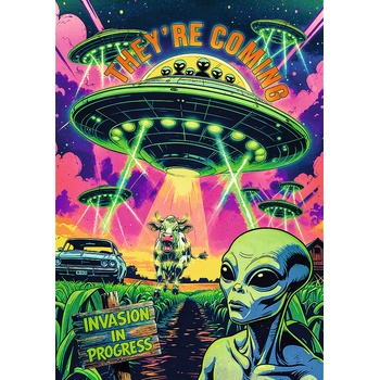 Trefl - Puzzle Premium Plus Hall of Horror: UFO - 1 000 piese